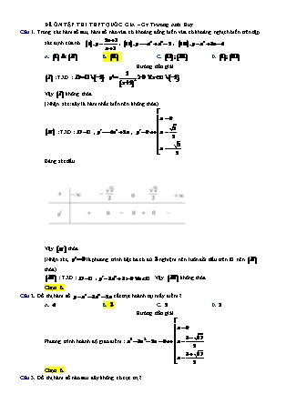 Đề thi thử Trung học phổ thông quốc gia môn Toán - Đề số 14 (Kèm đáp án)