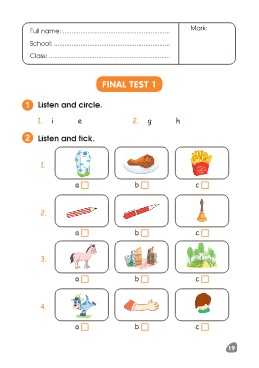 Bài tập theo từng unit môn Tiếng Anh 1 (Global Success)